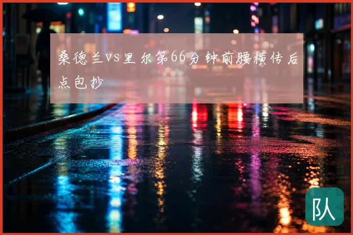 桑德兰vs里尔第66分钟前腰横传后点包抄